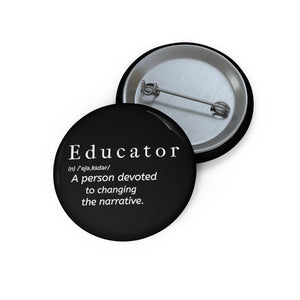 Educator Definition Pin Buttons